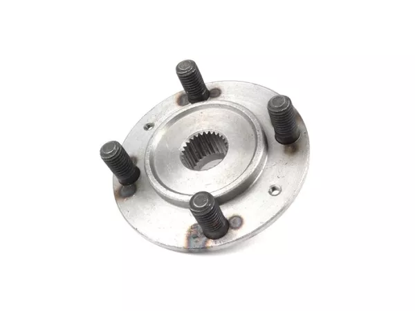 Brida de tambor de freno trasero -FA ITALIA, espárrago Ø=10mm, dentado grueso (Z=27)- Vespa VNB4T a VNB6T, VBB1T (71001-), VBB2T - con tuerca de rueda M10 también adecuada para VNA, VNB1-3T, VBA, VBB1T (-71000)
