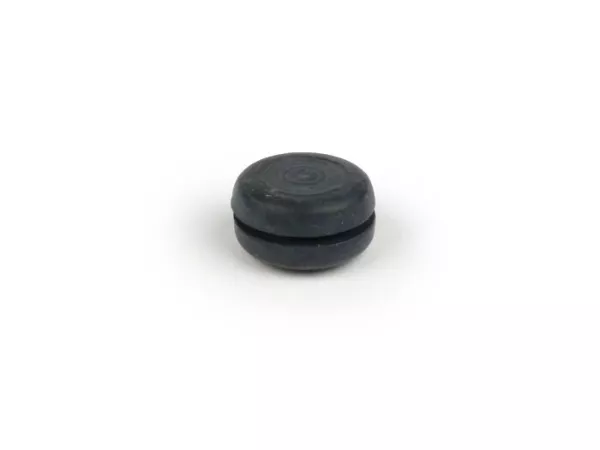 Rubber buffer for battery -OEM QUALITY, Ø=15mm x 3mm- Vespa Sprint, Super, GL, V50 Elestart, VL, VB, VNB, VBA, VBB - lower
