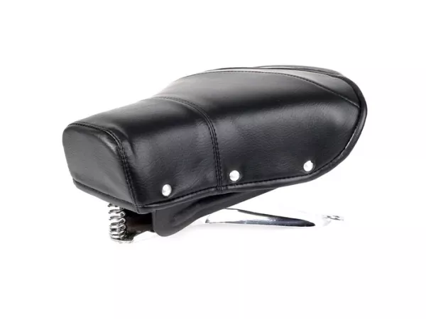 Selle -IMPORT- Vespa VL2-VL3, VB1 (ressort central) - armature en acier affiné