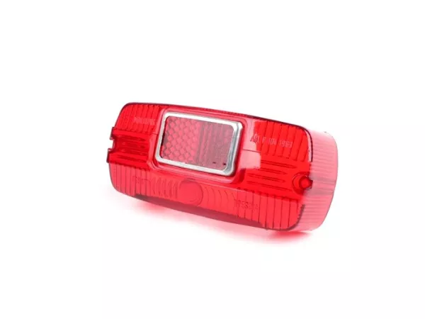Taillight lens -BOSATTA Vintage- Lambretta LI series 3&2 (1961-), LI Special, SX, TV series 3&2 (1961-) - central hole (type CEV)