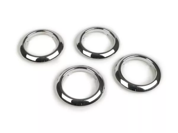 Zijdeksel decoratie -CASA LAMBRETTA- Lambretta LC Ø=50mm - (set van 4)
