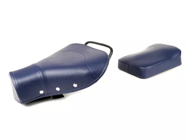 Saddle set -OEM QUALITY- Vespa VNB1T till VNB5T, VBA1T, VBB, GL - blue