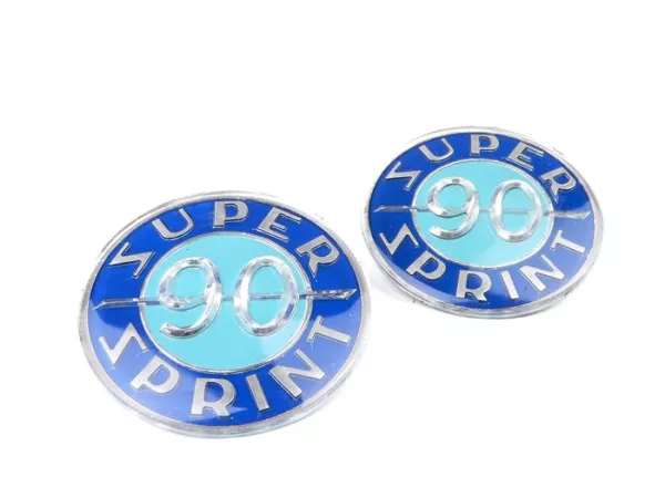 Bagageruimte belettering set -OEM KWALITEIT- Vespa Super Sprint 90 - Vespa SS90 (vanaf 1967)