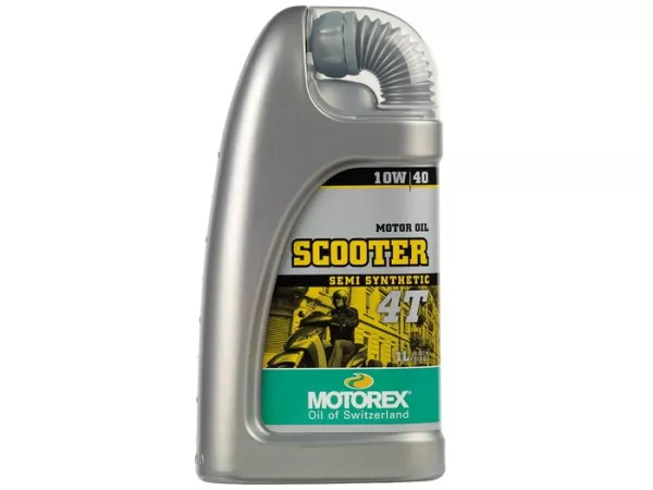 Olie - Motorolie -MOTOREX Scooter 4T- 4-takt SAE 10W-40 synthetisch - 1000ml