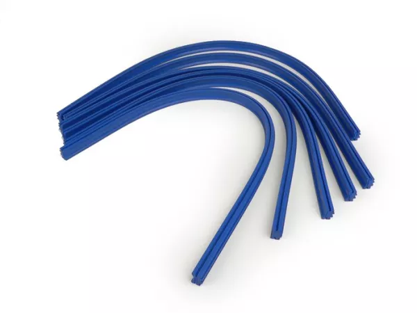 Loopvlakstrook rubber -SKY- Vespa Rally180 (VSD1T), Rally200 (VSE1T), Sprint150 (VLB1T), GT125 (VNL2T), GL150 (VLA1T), TS (VNL3T) - blauw