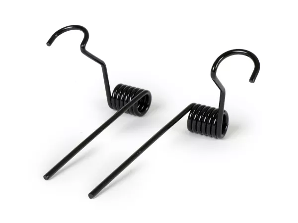 Repair set for rack foldable rear -MOTO NOSTRA- Vespa Smallframe V50, PV125, ET3, PK,  Vespa Largeframe Rally180, Rally200, Sprint150, TS125, GT125, GTR125 - black