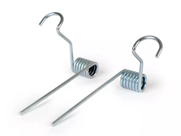 Kit de reparación portaequipajes trasero plegable -MOTO NOSTRA- Vespa Smallframe V50, PV125, ET3, PK, Vespa Largeframe Rally180, Rally200, Sprint150, TS125, GT125, GTR125 - Plata