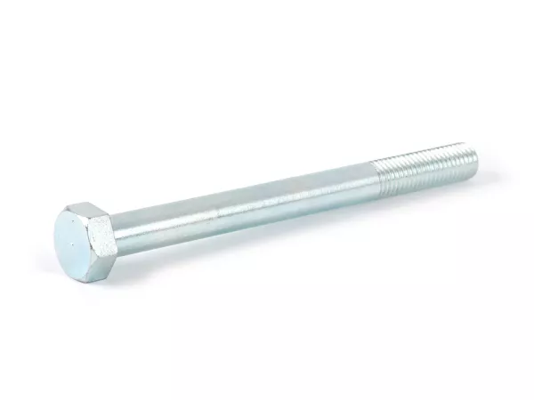 Screw -DIN 931- M9 x 100mm (used for engine/ engine bracket Vespa Wideframe V1 till V15, V30 till V33, VM, VN, VL, VU, VB, GS150 / GS3 (VS1 till VS5), Vespa GS150 / GS3 (VDTS - german models), Vespa 150 (T1, T2, T3, VL1T, VD1T, VD2T - german models), Vesp
