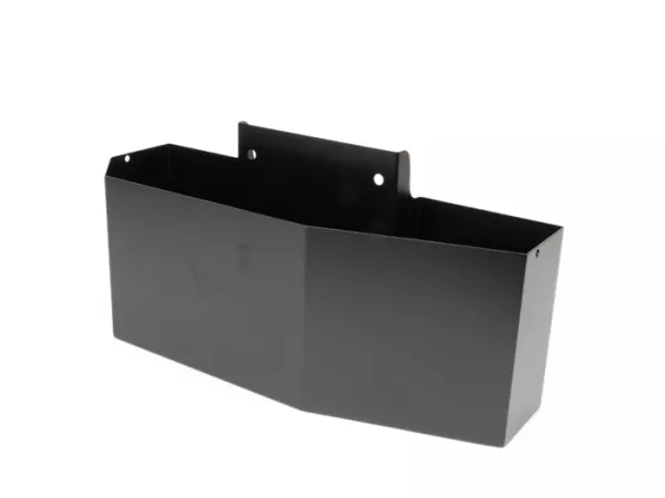 Bagagelåda under sidokåpa -MRP stor (410x158x125/80mm)- Vespa PX, T5 125cc - Svart