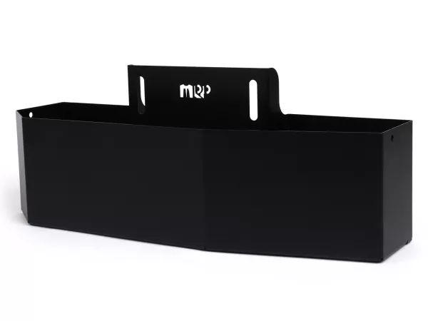 Maletero bajo tapa lateral -MRP pequeño (410x115x125/80mm)- Vespa PX, T5 125cc - Negro