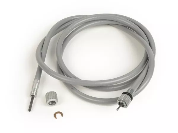Speedo kabel -LAMBRETTA- LD (bouwjaar 1957) - Casa Lambretta speedo (vierkant boven + onder 2,6 mm)