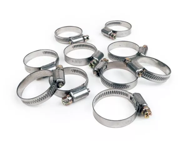 Schlauchschellen (10 Stück) -UNIVERSAL- 25-40mm - Bandbreite = 9mm