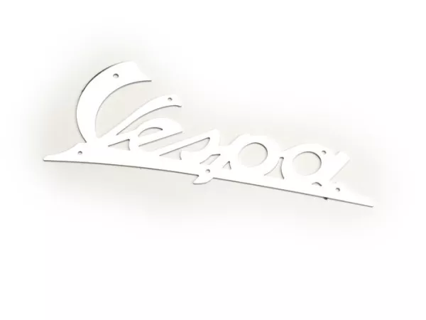 Insigne tablier -PIAGGIO- Vespa (1946-1954) - chromé