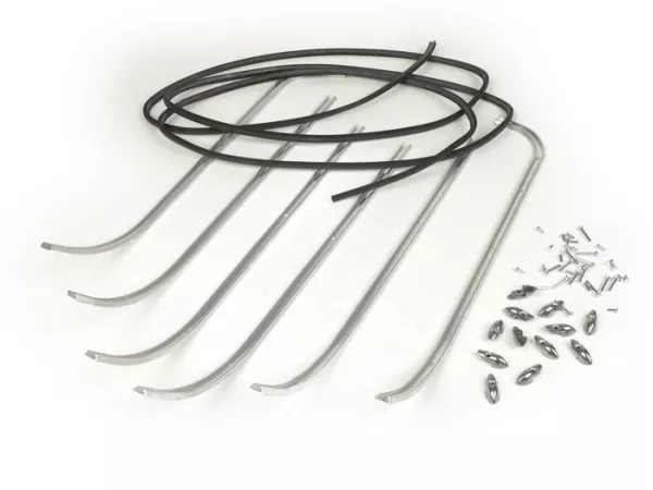 Footboard stripes set -MAURO PASCOLI- Vespa 125-150 Super (VNC1T, VBC1T)