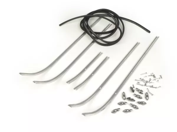 Kit baguettes de plancher -MAURO PASCOLI- Vespa 50 L, V50 Special, 50 Elestart (V5SA1T, 15325-), V90 (V9A1T, 25001-)