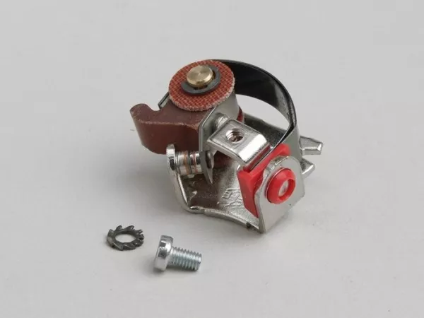 Tändkontakter -PIAGGIO korta, Ø=5,0mm styrbult- Vespa 50 N, L, R, Special