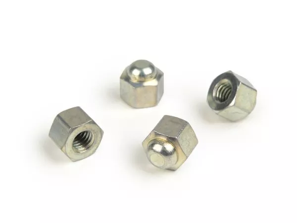 Kit écrous borgnes pour fixation béquille centrale/châssis -QUALITÉ OEM- Vespa GS150 / GS3 (VS4T, VS5T)