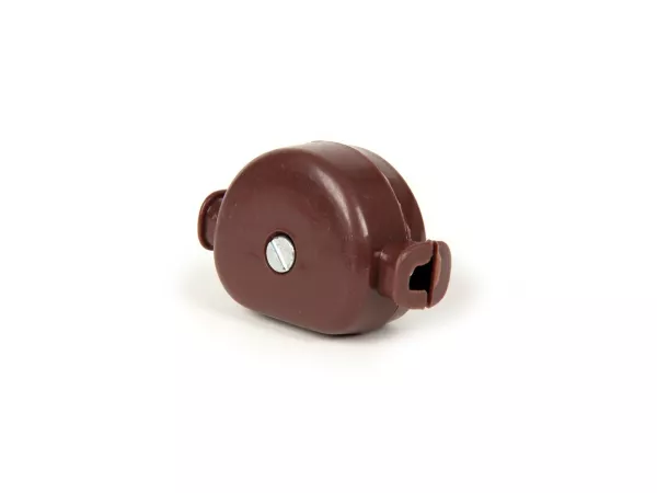Kabeldoos motor -OEM KWALITEIT- Vespa VNB6T, VBB2T (vanaf 216489), GL150 (VLA1T) (VLA1T vanaf 070722), Super, GT125 (VNL2T), GTR125 (VNL2T), Sprint150 (VLB1T), Sprint Veloce, Rally180 (VSD1T) - bruin