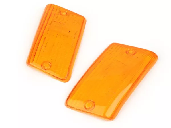 Cristales de intermitentes -BOSATTA juego de 2 - Vespa PK50 XL, PK125 XL trasera - naranja