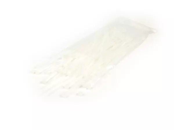 Jeu colliers rizlan -ETT 100 unités - blanc - 3,6x140mm