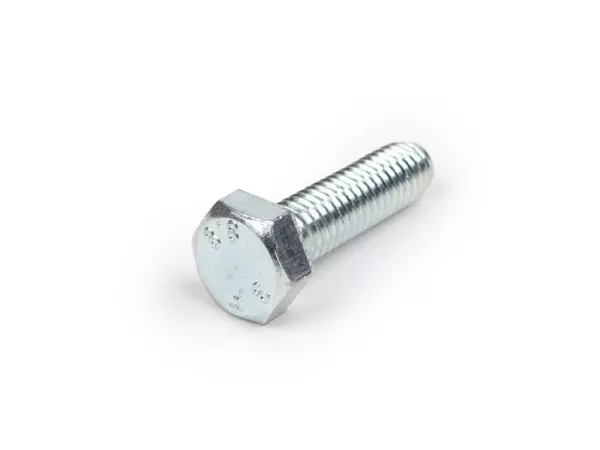 Vite -DIN 931- M6 x 25mm (forza 8,8) - (utilizzata per coperchio frizione Vespa PX, Cosa, T5 125cc, Rally, Sprint, TS, GT, GTR, GL, SS 180, GS 160, VBA, VBB, VNA, VNB)