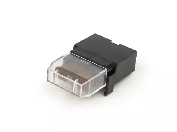 Fusible con zócalo -PIAGGIO- Placa adaptadora 7674850 necesaria para el soporte - 7,5A