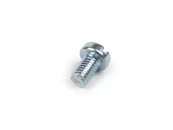 Screw -DIN 84- M5 x 8mm (used for mounting handlebar indicator Rally180 (VSD1T), Rally200 (VSE1T), Sprint, PV, ET3, V50)