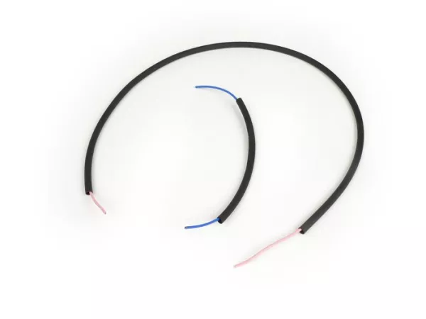 Juego de cables para intermitentes de manillar -CALIDAD OEM- Vespa Rally180 (VSD1T), Rally200 (VSE1T), Sprint150 (VLB1T), TS125 (VNL3T), GT125 (VNL2T), GTR125 (VNL2T), Super, GL150 (VLA1T), SS180 (VSC1T), PV125, ET3