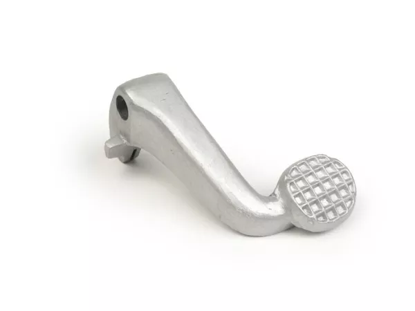 Brake pedal -OEM QUALITY- Vespa Wideframe/Largeframe Vespa VU1T, VN1T, VN2T, VNA, VNB1, VNB2 - for retrofitting a brake light switch