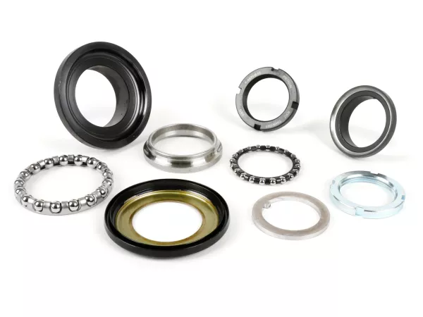 Steering set -JOCKEYS BOXENSTOP- Vespa VN, VL, VB, VNA1T till VNA2T, VNB1T till VNB3T (till No 61000), VBA1T, VBB1T (till No 82819) - 1st oversize (43,6mm) - upper + lower