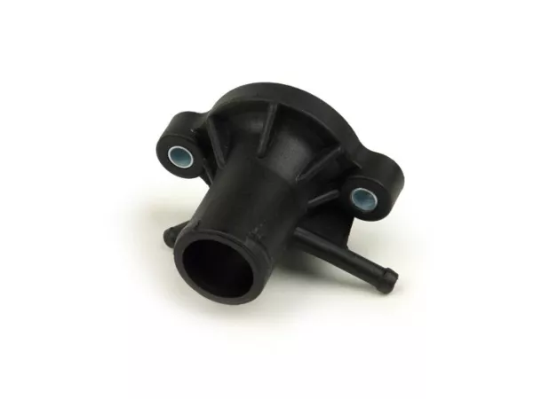 Pieza de conexión del tubo flexible del radiador culata -PIAGGIO- Vespa GT L 125 (ZAPM31100, ZAPM31101), Vespa GT L 200 (ZAPM31200), Vespa GTV 125 (ZAPM31301), Piaggio Beverly 125 (ZAPM2810000001001, ZAPM28400), Piaggio Beverly 200 (ZAPM28200), Piaggio Be