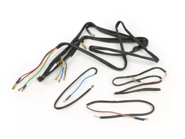 Juego de cables -BGM ORIGINAL- Vespa V50 Special (V5B3T) - Modelos con intermitentes en los extremos del manillar