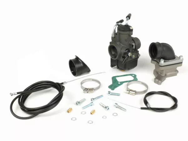 Kit carburador -MALOSSI DELLORTO PHBH 30 BD, diafragma X360- Vespa PX200, Cosa 200, Rally200 - AW=34mm