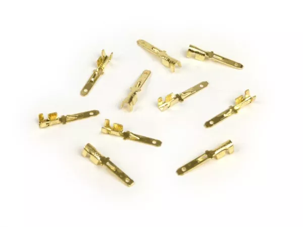Crimp terminal - male spade connector 2.8mm Ø=0.5-1.0mm²- DIN 46244 - 10 pcs