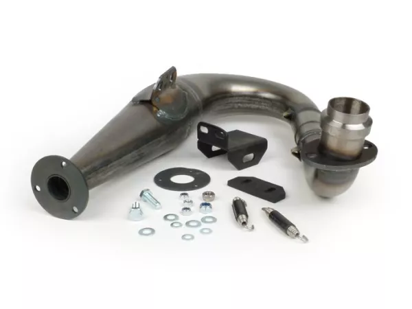 Auspuff (nur Korpus ohne Dämpfer) -PM TUNING PM19 Evolution- Vespa T5 125ccm - unlackiert