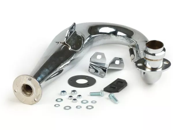 Escape (sólo cuerpo sin silenciador) -PM TUNING PM19 Evolution- Vespa T5 125cc - Cromo