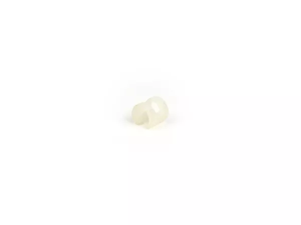 Plastic bush for cable nipple (lever adapter) -PIAGGIO- 5,5x7mm auf 8x8mm - used as sliding bush for cable nipple