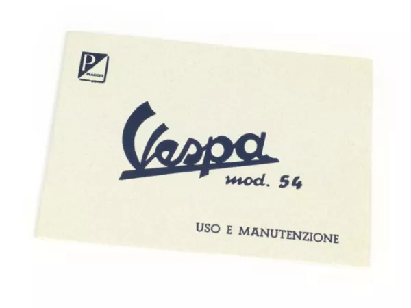 Gebruikershandleiding -VESPA- Vespa 125 (1954)