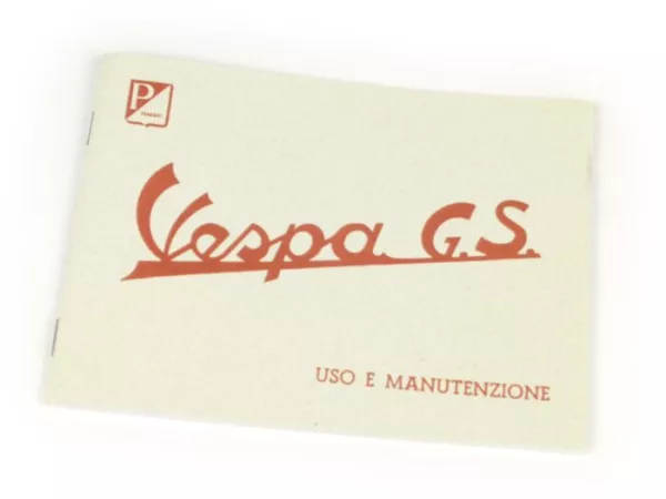 Panduan pemilik -VESPA- Vespa GS 150 (1955)