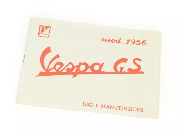 Gebruikershandleiding -VESPA- Vespa GS 150 (1956)