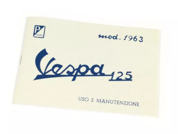 Gebruikershandleiding -VESPA- Vespa 125 (1963)