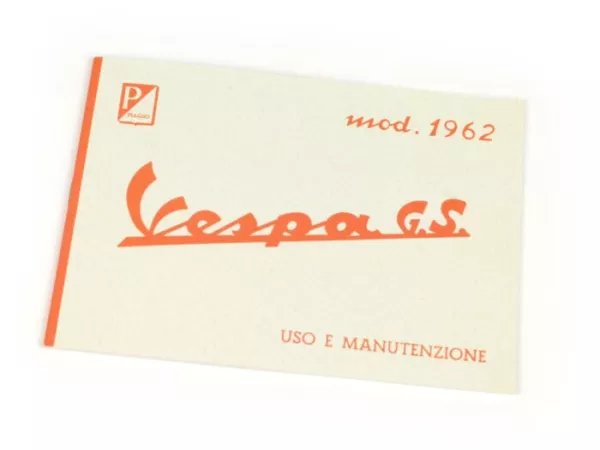 Gebruikershandleiding -VESPA- Vespa GS 160 (1962)