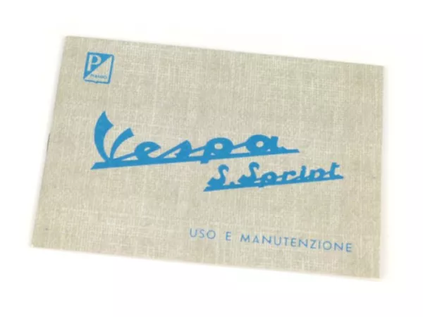 Användarhandbok -VESPA- Vespa 90 Super Sprint (1965)