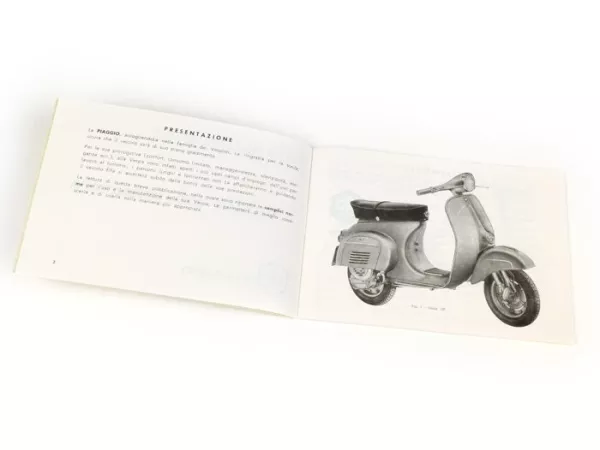 Instruction manual for Vespa 125 Primavera (1968) - Original Vespa