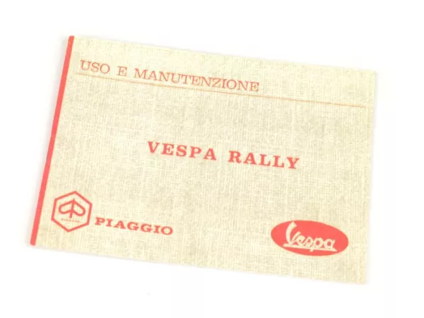Gebruikershandleiding -VESPA- Vespa Rally 180