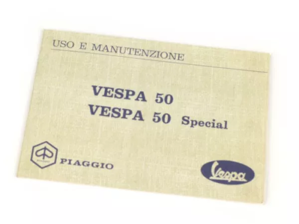 Panduan pemilik -VESPA- Vespa 50 Special (seri pertama)