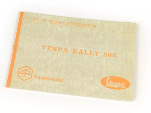 Användarhandbok -VESPA- Vespa Rally 200