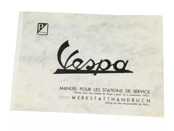 Werkstatthandbuch (Deutsch/Französisch) -VESPA- Vespa (1955-1966) Largeframe - VN, VNA, VNB, VL, VB1, VBA1, VBB, GL150(VLA), Sprint150(VLB), Super(VNC/VBC), GS150(VS1-5), GS160/GS4(VSB), SS180(VSC)