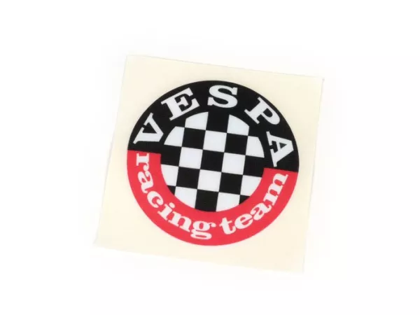 Sticker -VESPA Racing Team- Ø=60mm