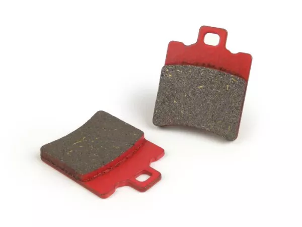 Pastillas de freno -MALOSSI MHR 39,7x49,5mm- pinza de freno SIP, APRILIA Amico GL, GLE, LX, Sport Life, LX 50 ccm año 1992 (v), Area 51 50 ccm año 1998 (vh), Compay 125 ccm año 2003 (v), Compay 50 ccm año 2002 (v), Gulliver 50 ccm año 1995 (v), Gulliver L